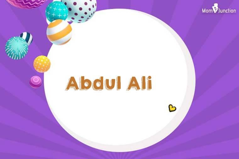 Abdul Ali 3D Wallpaper