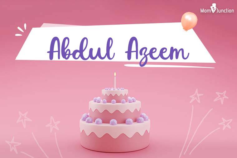 Abdul Azeem Birthday Wallpaper