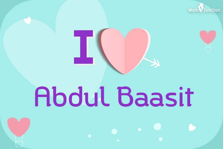 I Love Abdul Baasit Wallpaper