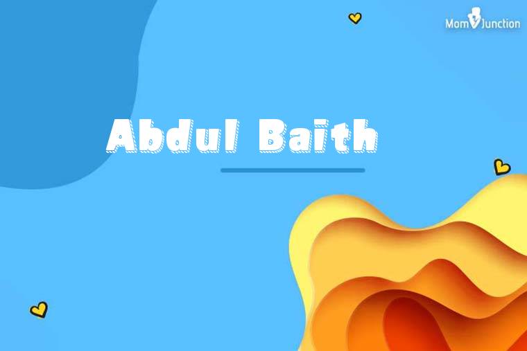 Abdul Baith 3D Wallpaper
