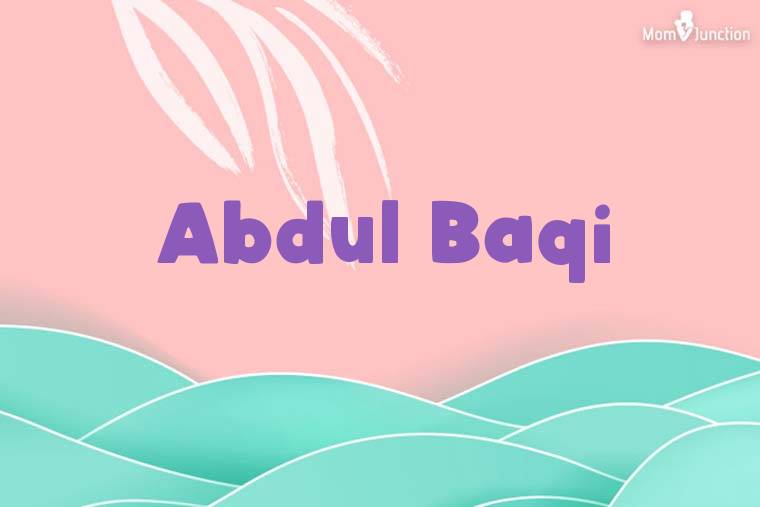 Abdul Baqi Stylish Wallpaper