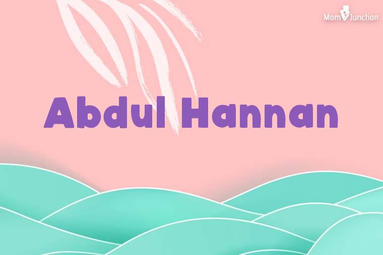 Abdul Hannan Stylish Wallpaper