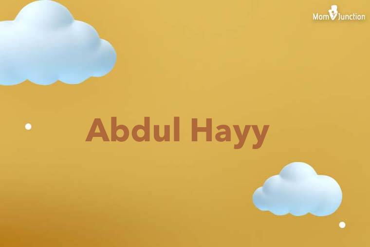 Abdul Hayy 3D Wallpaper
