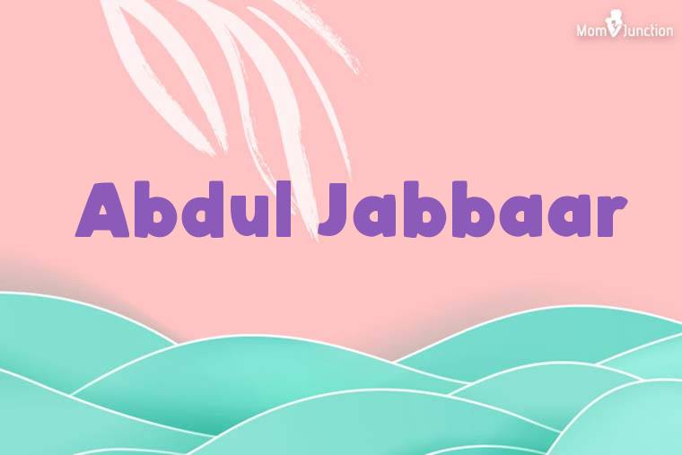 Abdul Jabbaar Stylish Wallpaper
