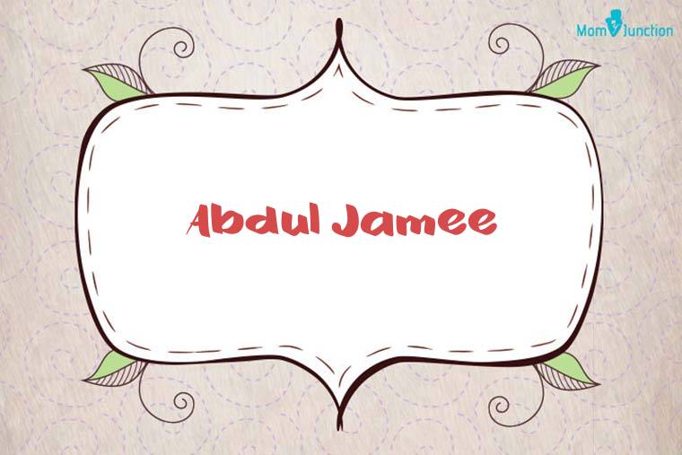 Abdul Jamee Stylish Wallpaper