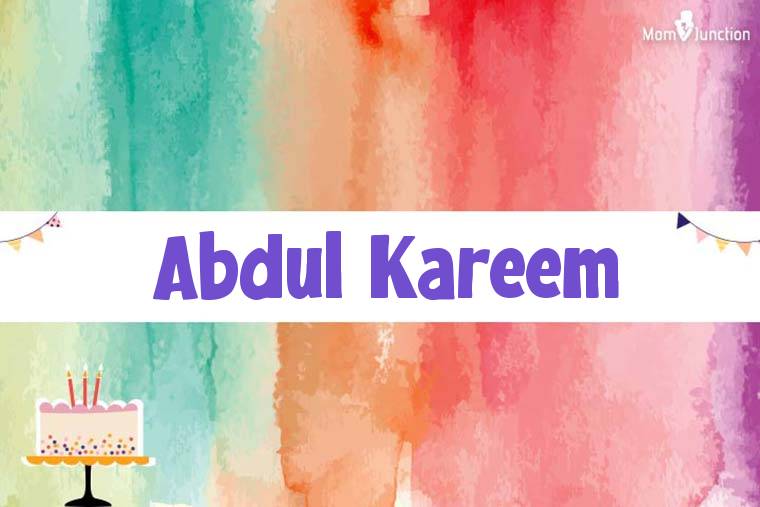 Abdul Kareem Birthday Wallpaper