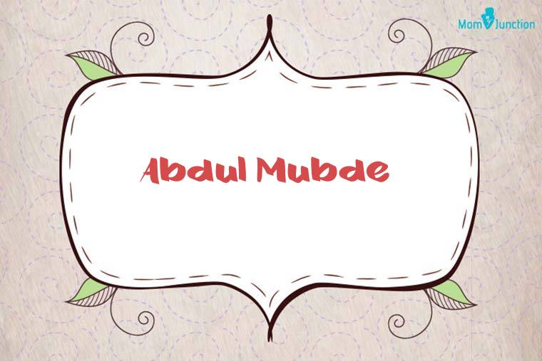 Abdul Mubde Stylish Wallpaper
