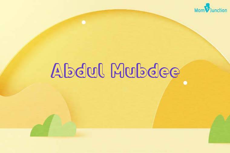 Abdul Mubdee 3D Wallpaper
