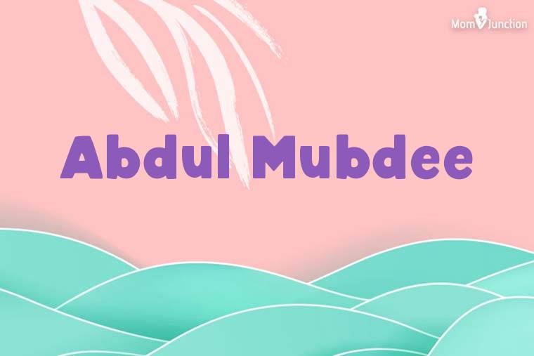 Abdul Mubdee Stylish Wallpaper