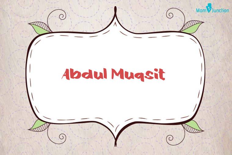 Abdul Muqsit Stylish Wallpaper