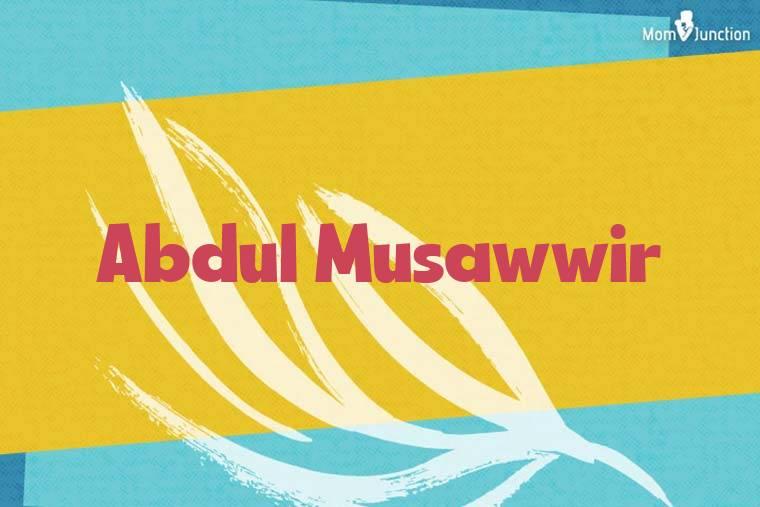 Abdul Musawwir Stylish Wallpaper