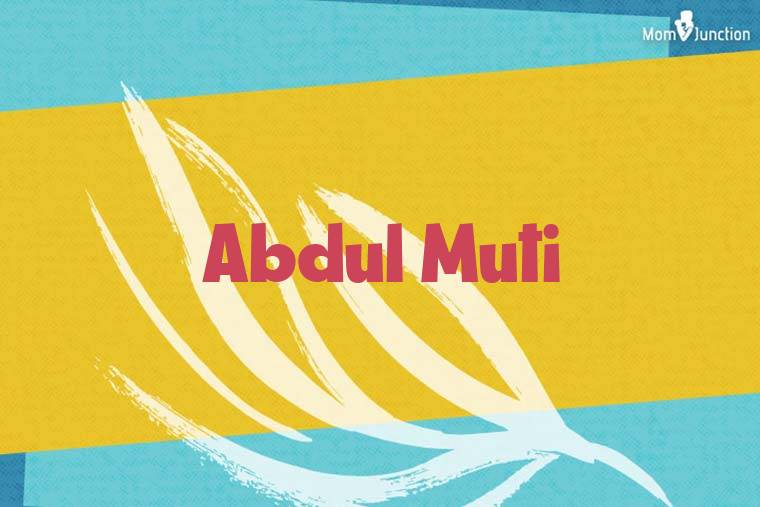 Abdul Muti Stylish Wallpaper