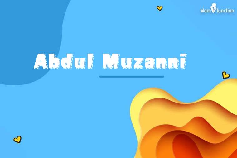 Abdul Muzanni 3D Wallpaper