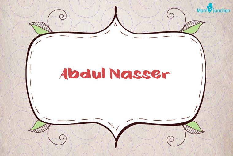 Abdul Nasser Stylish Wallpaper