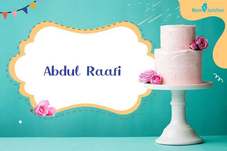 Abdul Raafi Birthday Wallpaper