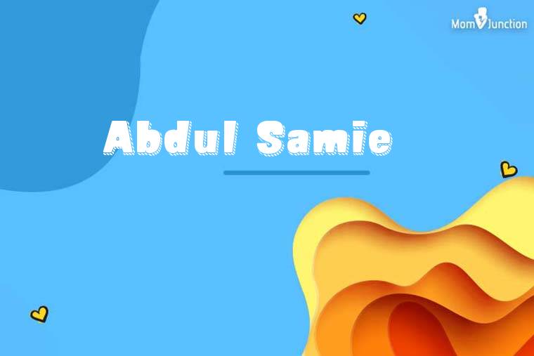 Abdul Samie 3D Wallpaper