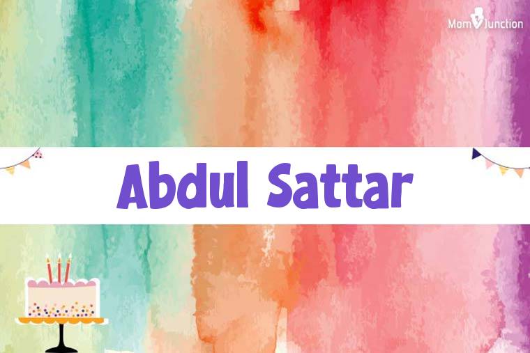 Abdul Sattar Birthday Wallpaper