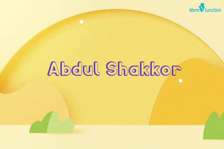Abdul Shakkor 3D Wallpaper