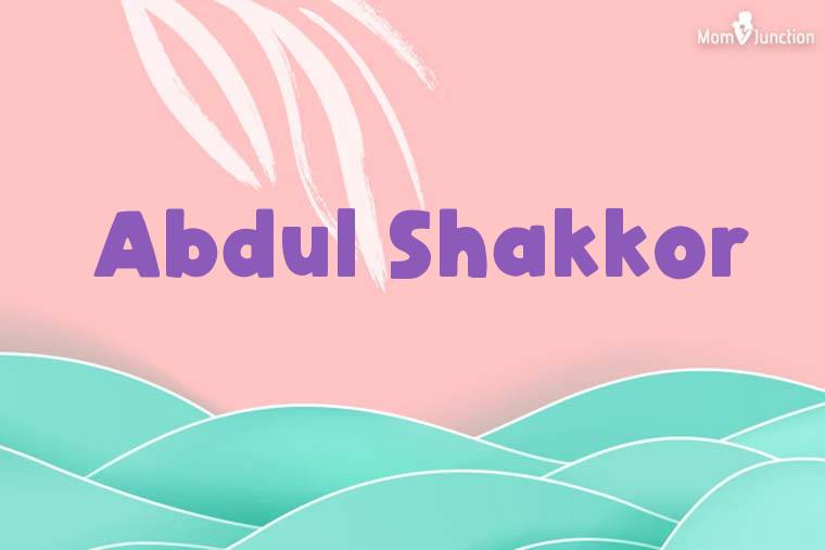 Abdul Shakkor Stylish Wallpaper