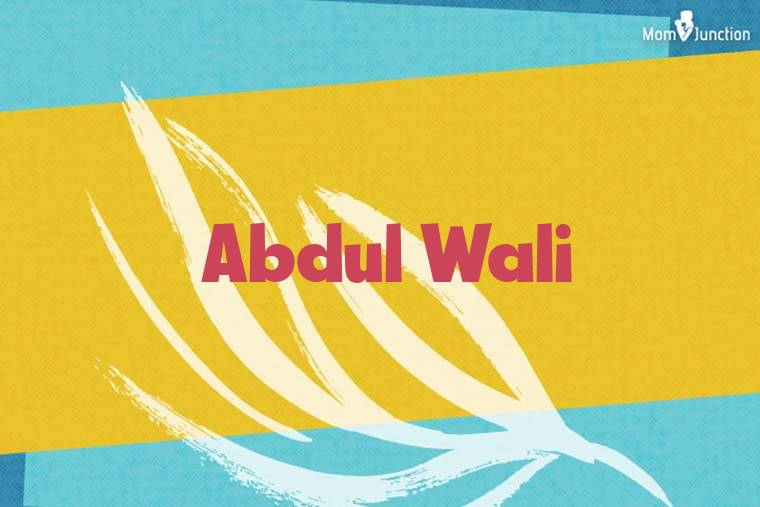 Abdul Wali Stylish Wallpaper