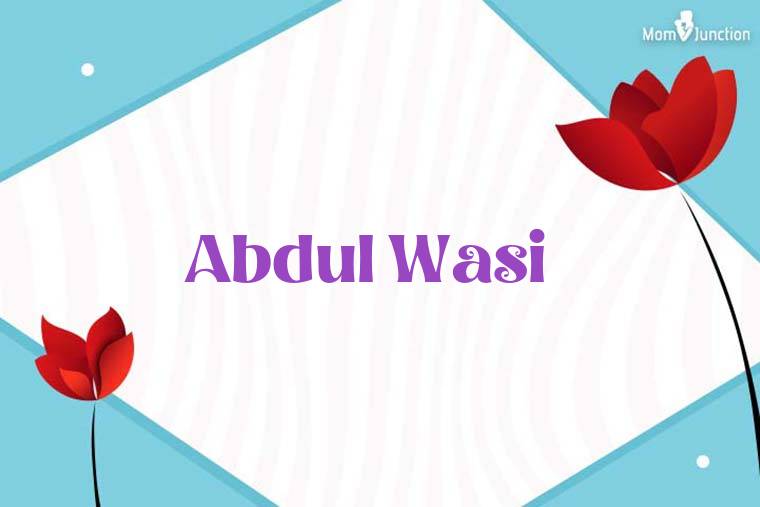 Abdul Wasi 3D Wallpaper
