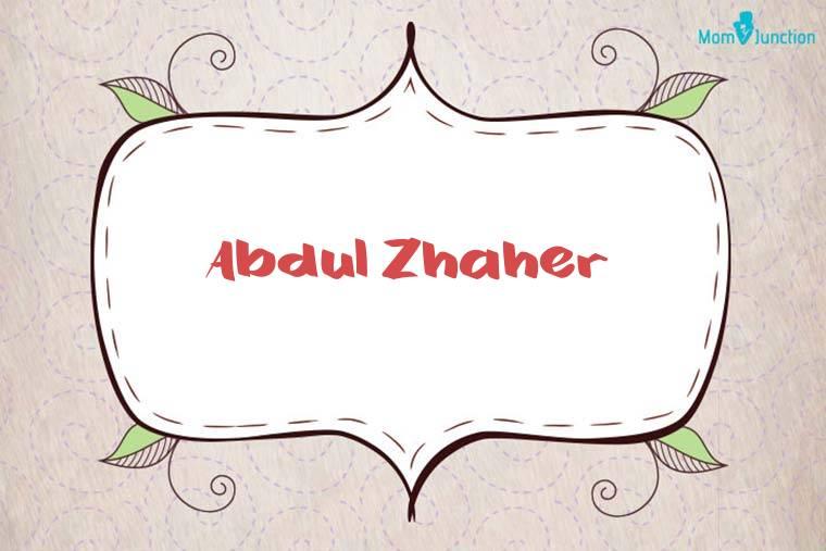 Abdul Zhaher Stylish Wallpaper