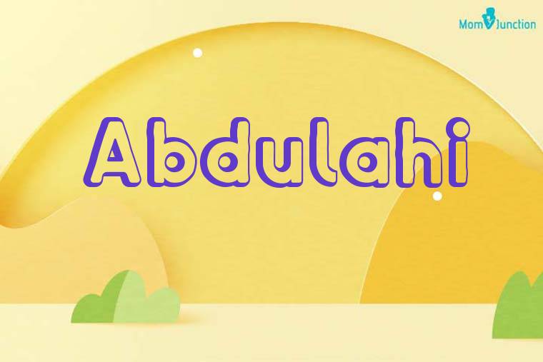 Abdulahi 3D Wallpaper