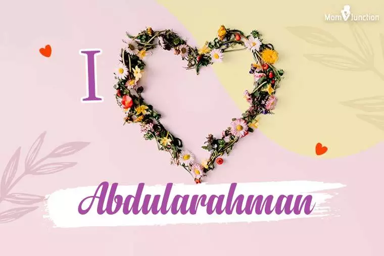 I Love Abdularahman Wallpaper