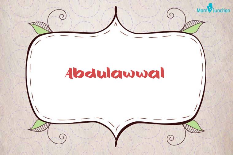 Abdulawwal Stylish Wallpaper