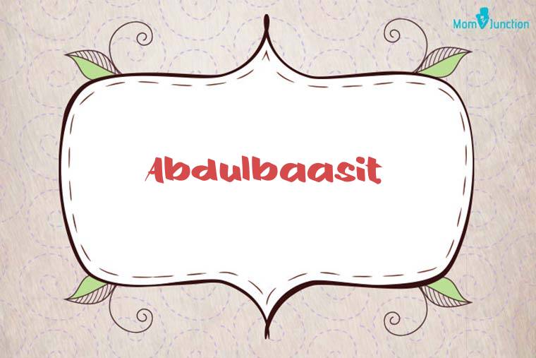 Abdulbaasit Stylish Wallpaper