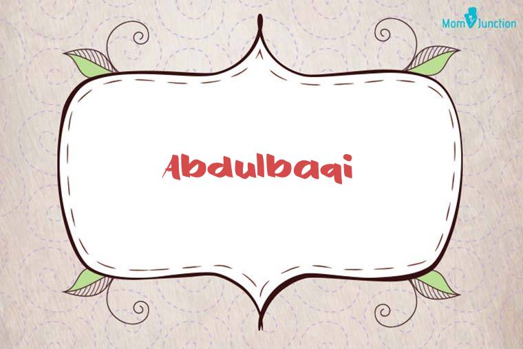 Abdulbaqi Stylish Wallpaper