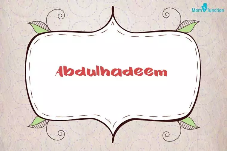 Abdulhadeem Stylish Wallpaper