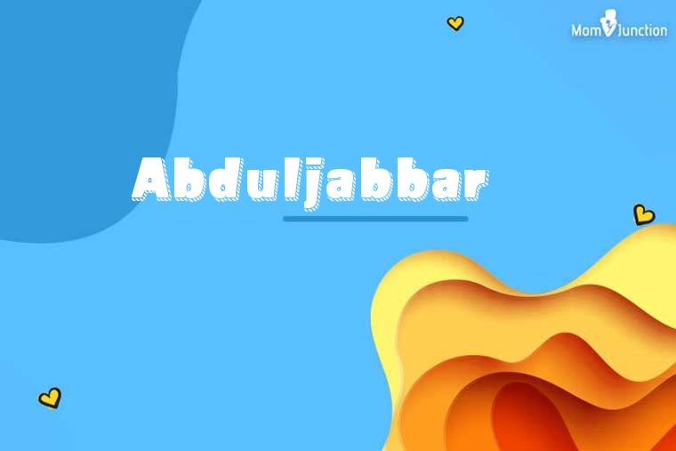 Abduljabbar 3D Wallpaper
