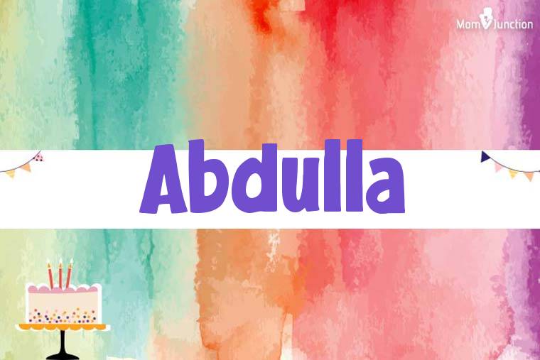 Abdulla Birthday Wallpaper