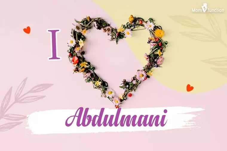 I Love Abdulmani Wallpaper