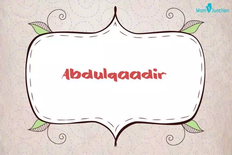 Abdulqaadir Stylish Wallpaper