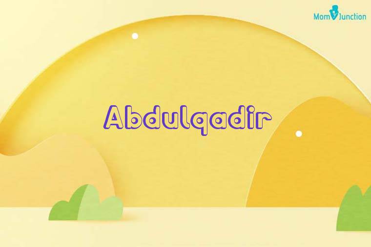 Abdulqadir 3D Wallpaper