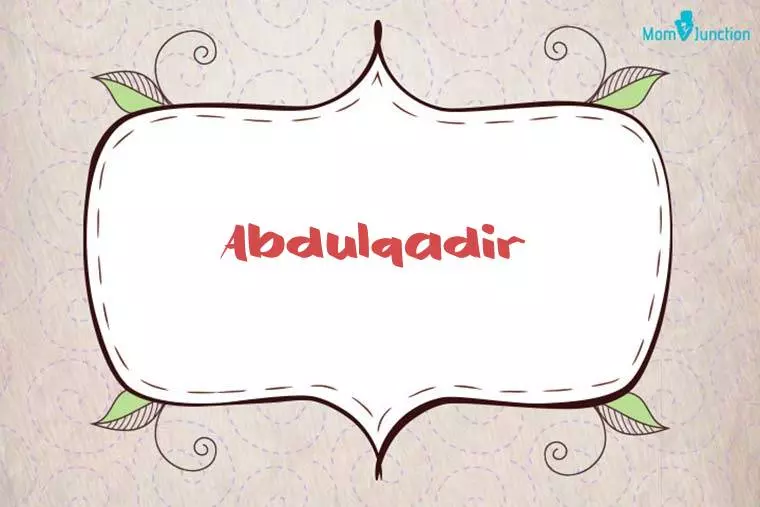 Abdulqadir Stylish Wallpaper