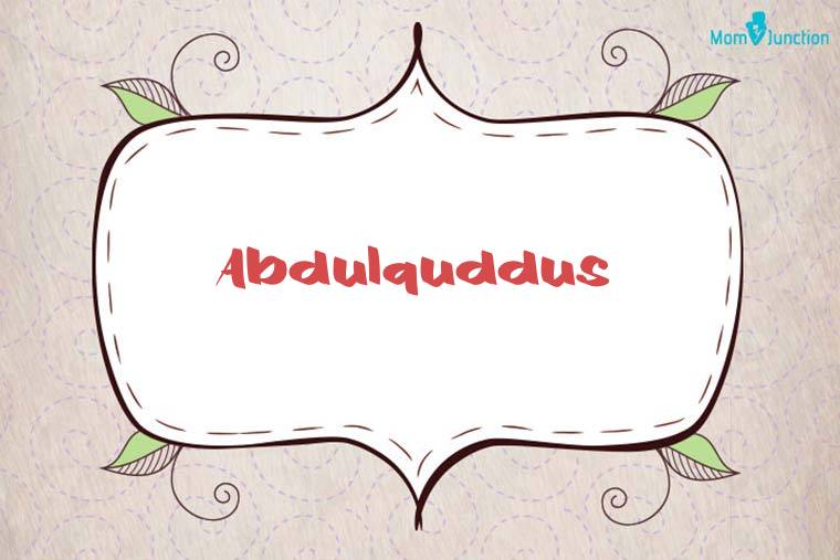 Abdulquddus Stylish Wallpaper