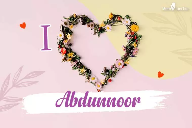 I Love Abdunnoor Wallpaper