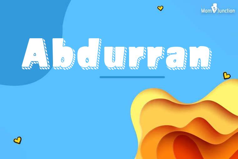 Abdurran 3D Wallpaper
