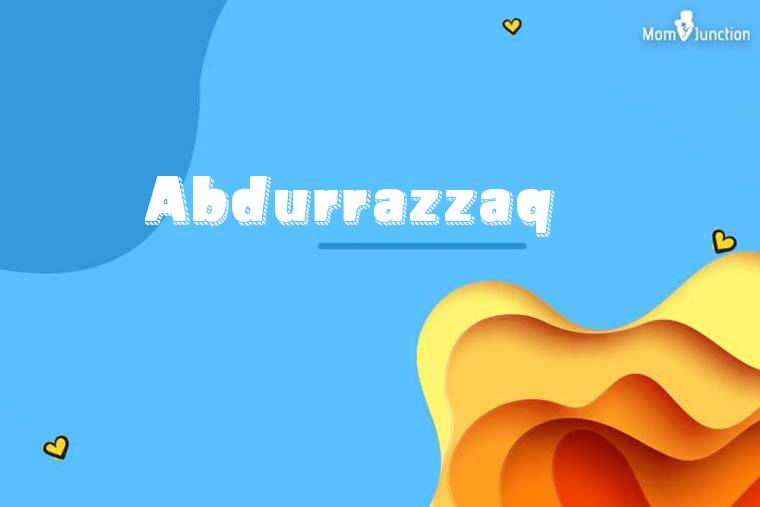 Abdurrazzaq 3D Wallpaper