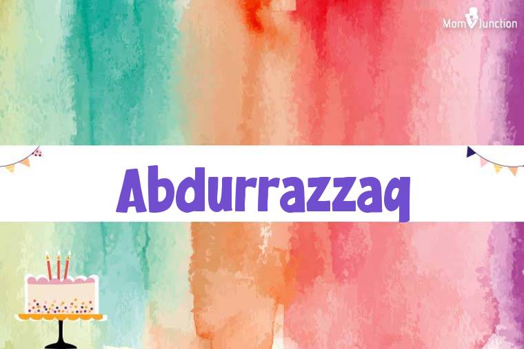 Abdurrazzaq Birthday Wallpaper