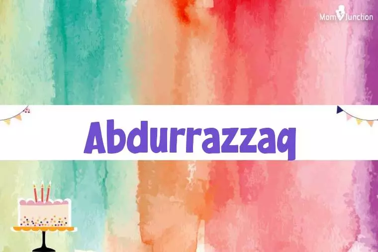 Abdurrazzaq Birthday Wallpaper