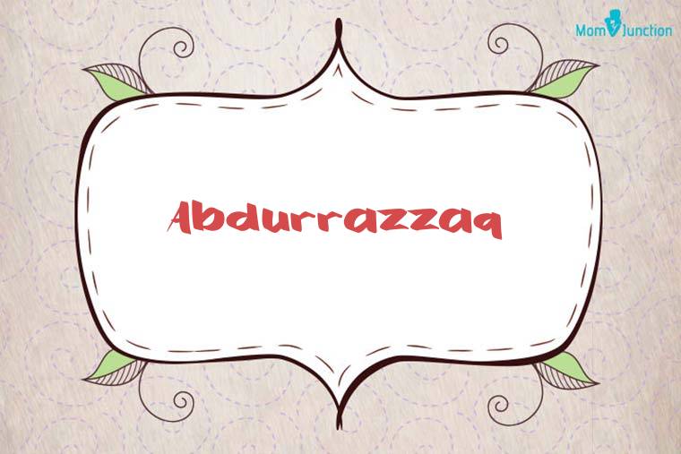 Abdurrazzaq Stylish Wallpaper