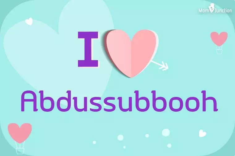 I Love Abdussubbooh Wallpaper