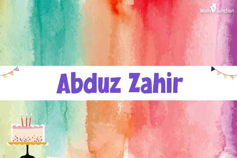 Abduz Zahir Birthday Wallpaper