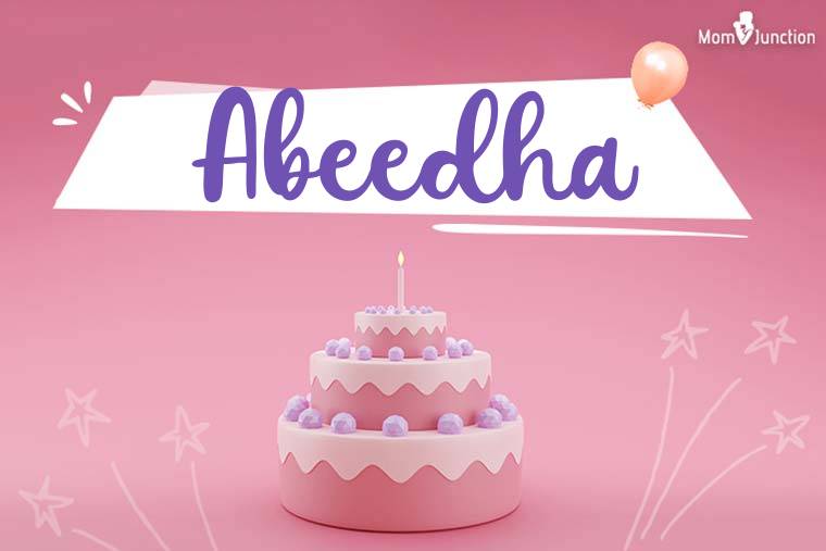 Abeedha Birthday Wallpaper