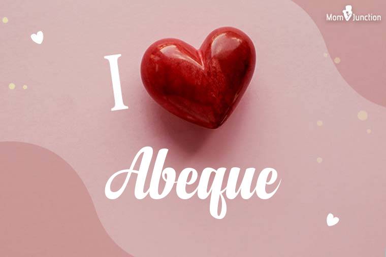 I Love Abeque Wallpaper
