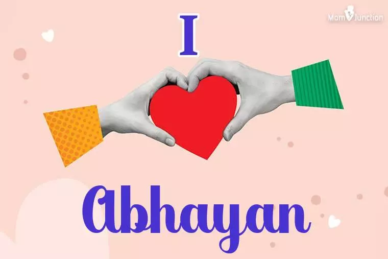 I Love Abhayan Wallpaper